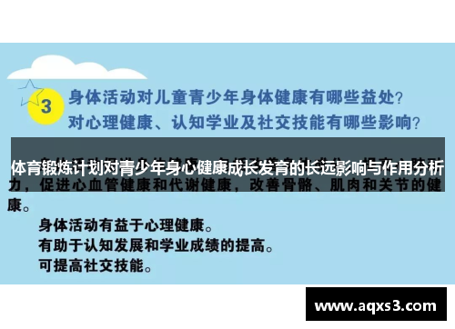 体育锻炼计划对青少年身心健康成长发育的长远影响与作用分析